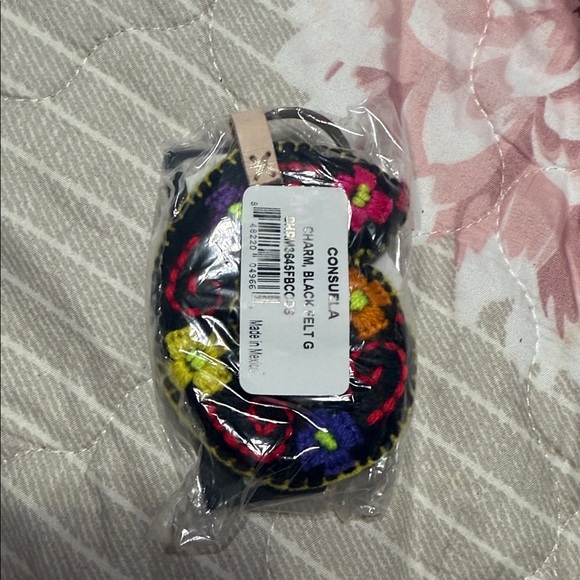 Consuela Multicolor Embroidered Felt Charm - Picture 2 of 2